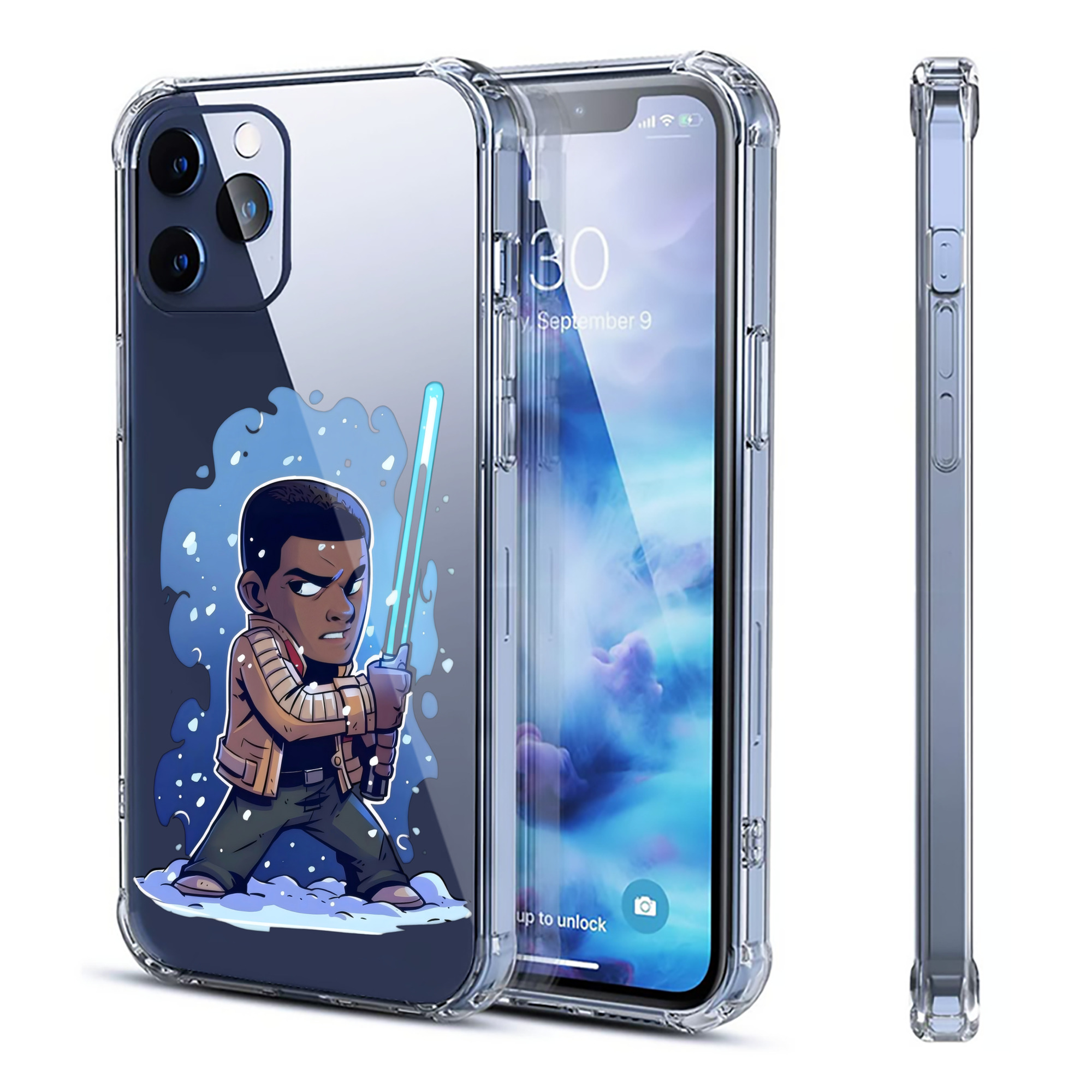 （画像用） スター・ウォーズ Star Wars 【iPhone 12シリーズ対応】透明スマホケース（クリアソフトケース）